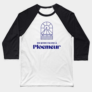 Ploemeur in pause mode - Brittany Morbihan 56 BZH Sea Baseball T-Shirt